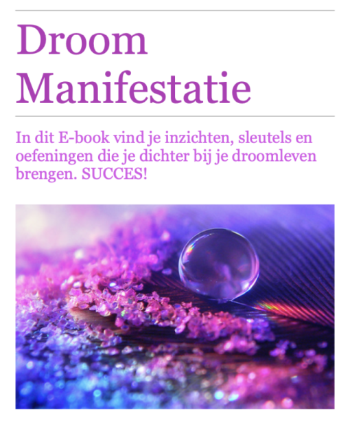 gratis E-book Droommanifestatie